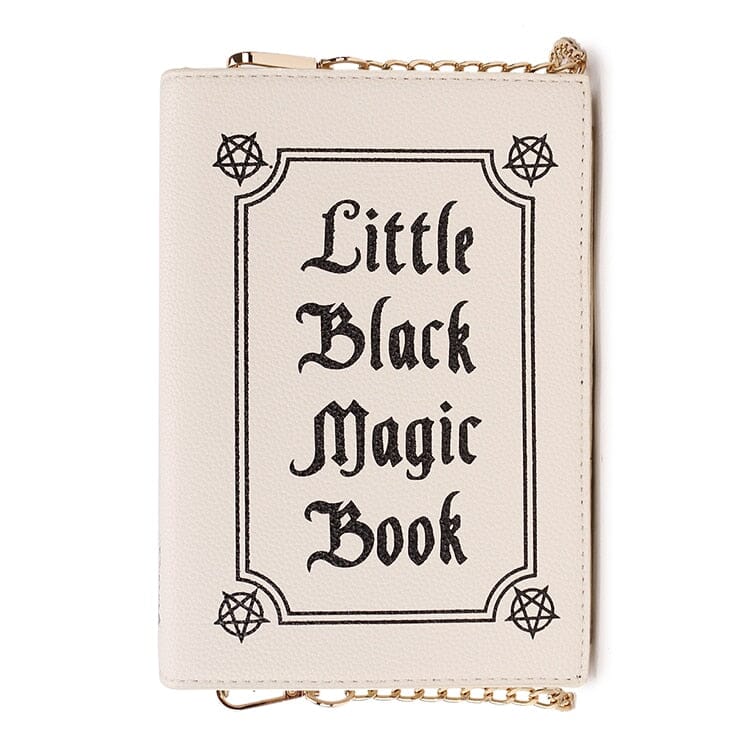 Little Black Magic Book Purse The Store Bags Beige L20xW4.5xH15 cm 