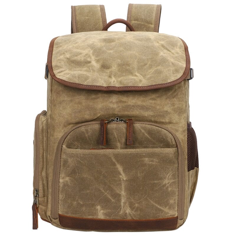 Brown Canvas Camera Backpack The Store Bags 