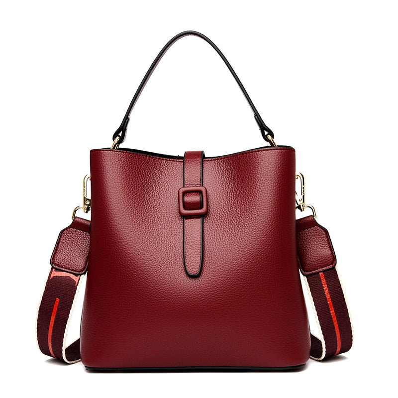 PU Leather Shoulder Bag The Store Bags wine red 