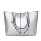 Rectangle Tote Bag The Store Bags Silver 