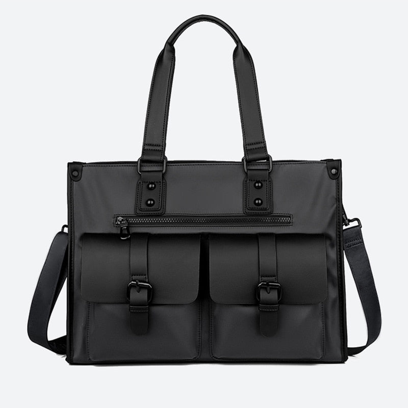 Small Nylon Messenger Bag ERIN The Store Bags Black 