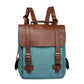 Vintage Canvas And Leather Backpack The Store Bags Light blue 