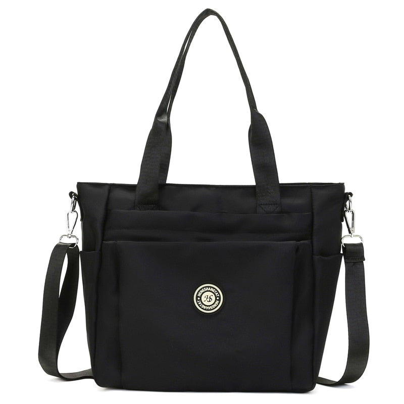 Purple Tote Bag With Zipper ERIN The Store Bags Black 