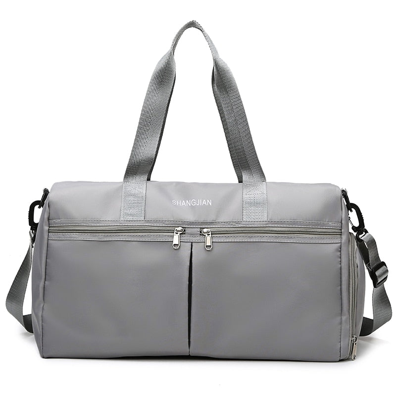 Gym Duffel Bag With Shoe Compartment The Store Bags Gray 