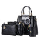 4 Piece Handbag Set ERIN The Store Bags 4PS Black Gray 