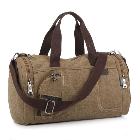 Canvas Weekender Duffle Bag The Store Bags Khaki 