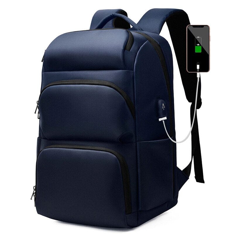 Backpack With Lock Code The Store Bags Blue 