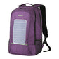 Solar Powered Backpack ERIN The Store Bags Purple 