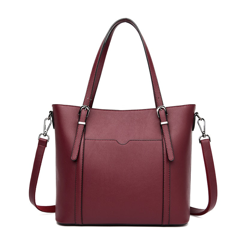 Leather Laptop Tote Bag The Store Bags red wine 