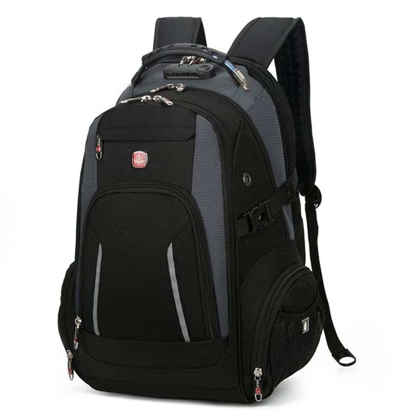 Backpack With Locking Compartment The Store Bags Gray 