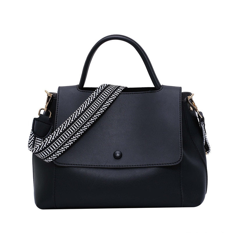Casual PU Leather Handbag The Store Bags Black 
