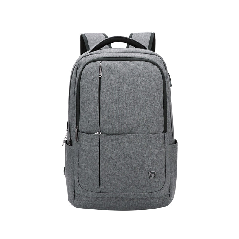 16 Inch External USB Charging Backpack The Store Bags Gery 