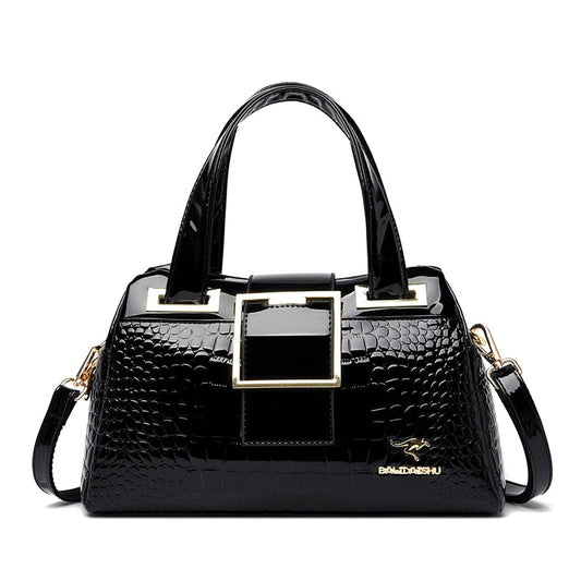 Leather Buckle Bag The Store Bags Black 