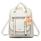 Women's Leather Purse Backpack The Store Bags white 