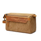Canvas And Leather Toiletry Bag THIGOR The Store Bags Coffee 