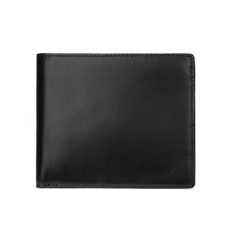 Slim Black Leather Wallet ERIN The Store Bags Black 