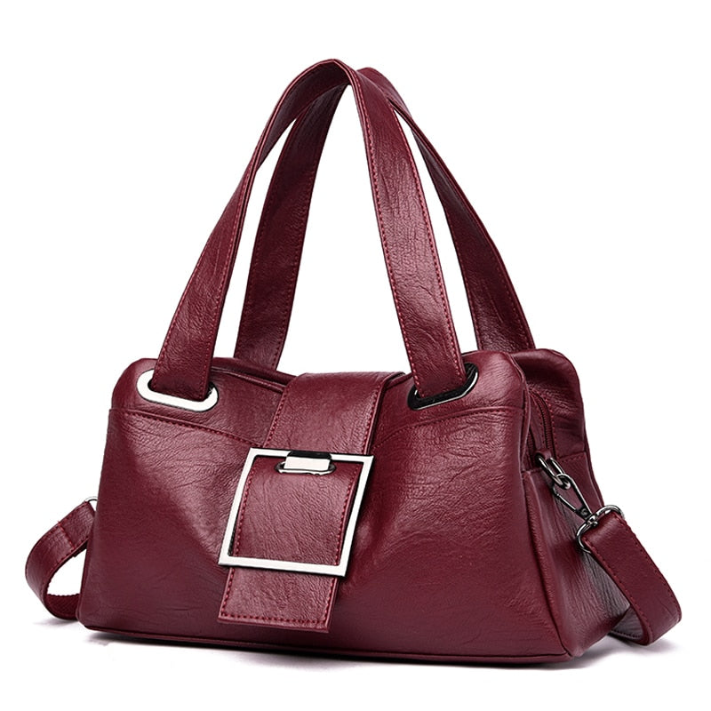 Buckle Crossbody Purse The Store Bags winered 