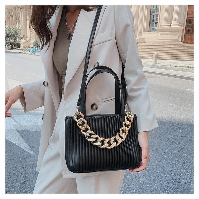 Bucket Bag With Gold Chain The Store Bags 