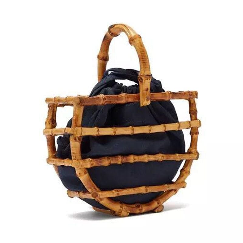 Bamboo Handle Straw Purse The Store Bags 