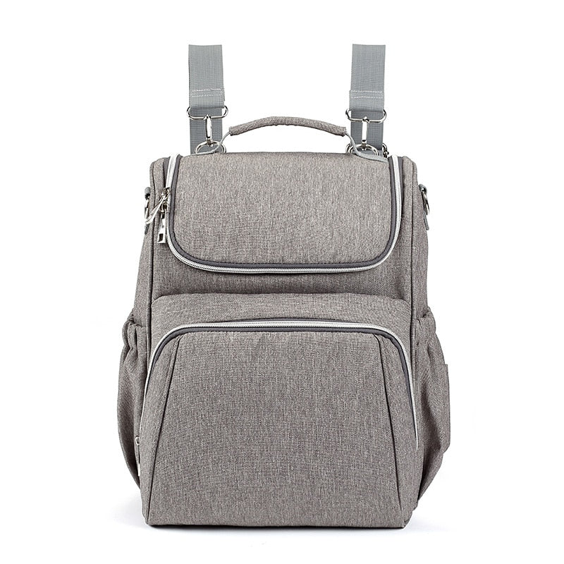 Diaper Bag Backpack With Large-Capacity Insulated Pockets The Store Bags grey 
