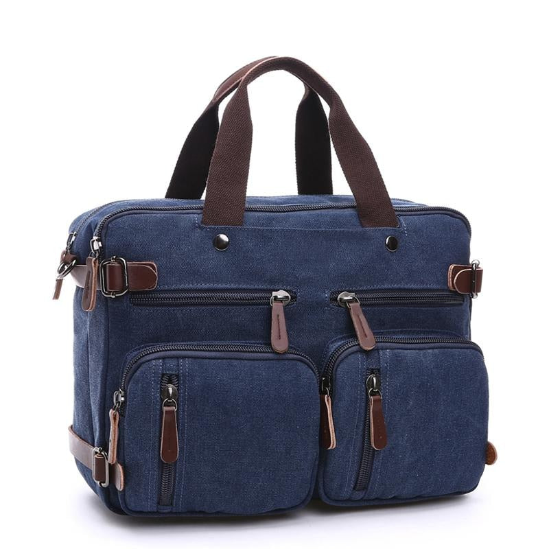 Duo Convertible Backpack Briefcase The Store Bags Deep Blue 