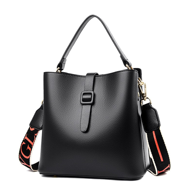 PU Leather Shoulder Bag The Store Bags black 