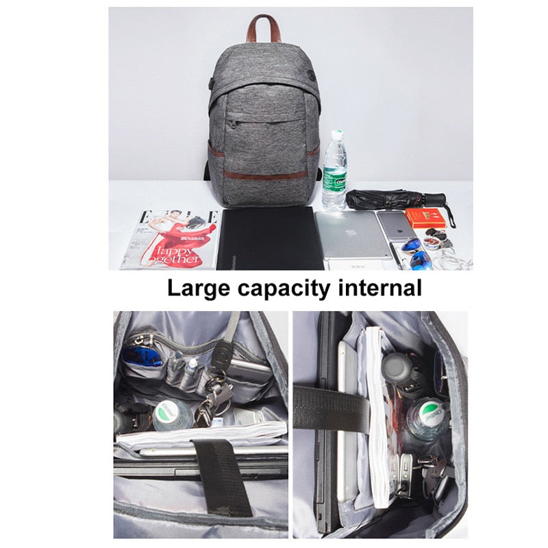 College Student USB Charging Backpack The Store Bags 
