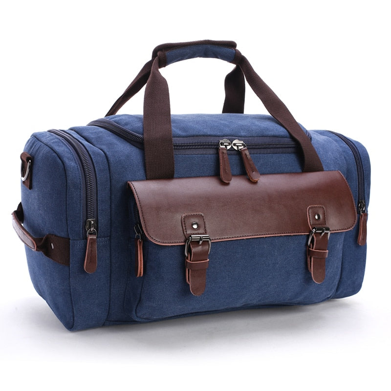 Oversized Canvas Duffle Bag The Store Bags Blue 