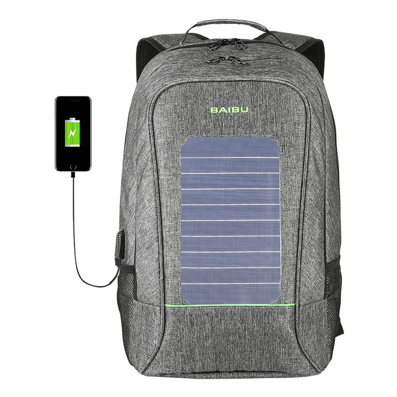 Solar Powered Backpack ERIN The Store Bags 