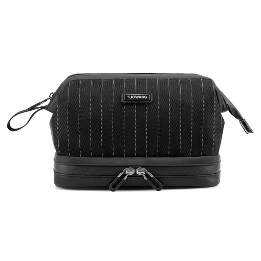 Men's Striped Toiletry Bag The Store Bags Black