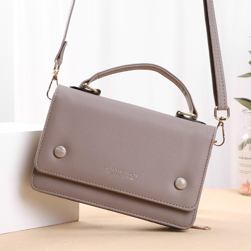 Buy Cell Phone Crossbody bag Teen Girls Synthetic Leather Small Crossbody  Purse Bags(Gray) Online at desertcartINDIA