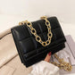 Square Shoulder Bag With Chain Strap The Store Bags Black 