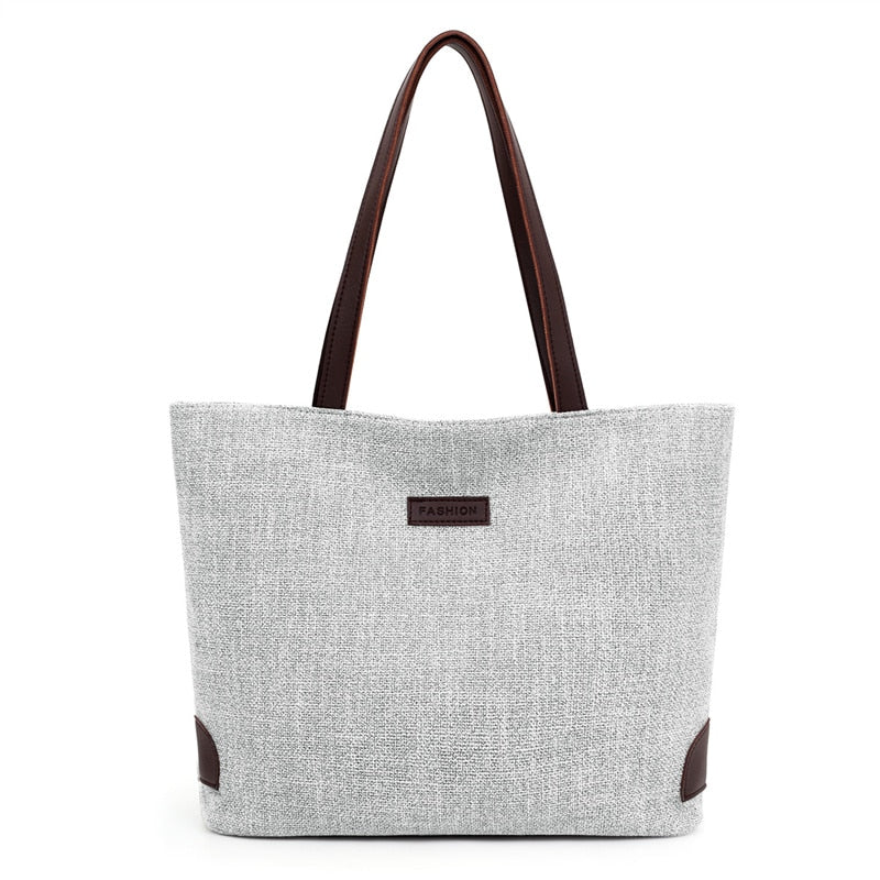 Rectangle Canvas Tote The Store Bags Gray 