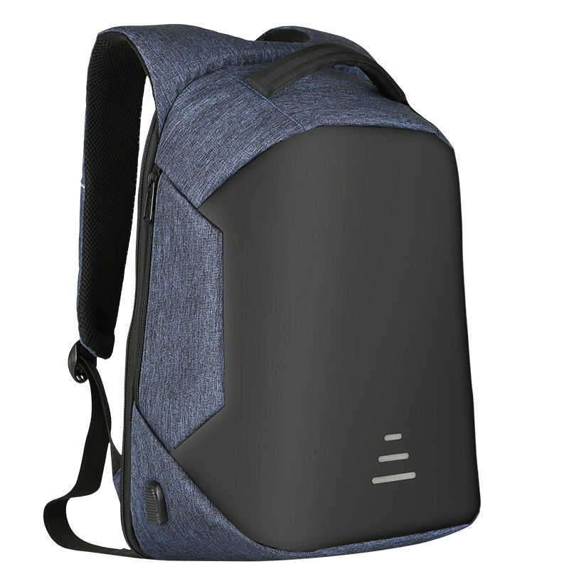 Anti Theft Laptop Backpack With USB Charger Black The Store Bags Blue 
