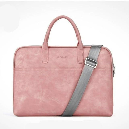 JQMEI Women's Laptop Shoulder Bag The Store Bags Pink 13 inch 