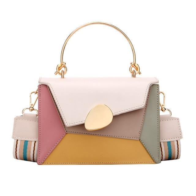 Multi Colored Leather Handbag The Store Bags White 