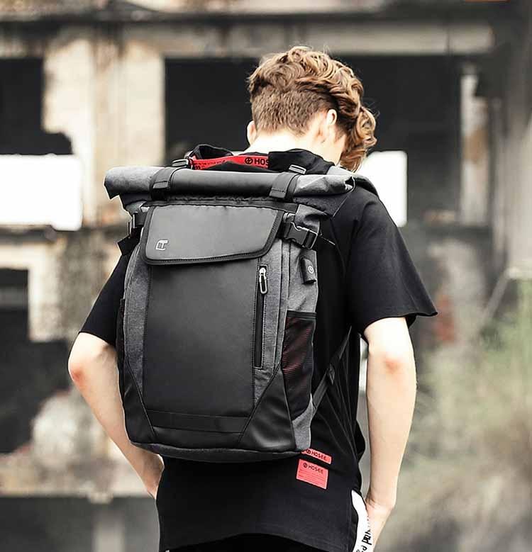 PEKA Roll Top USB Backpack The Store Bags 