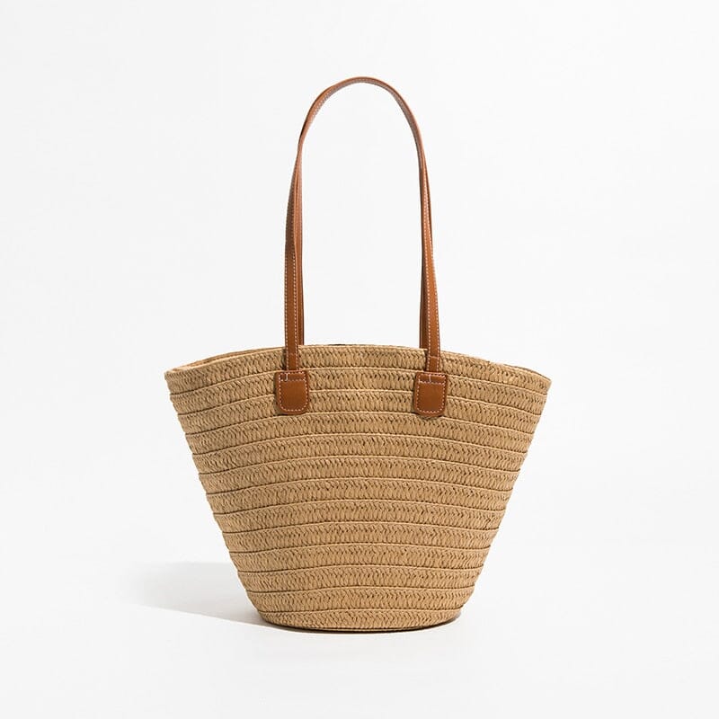 French Straw Market Bag The Store Bags Brown 