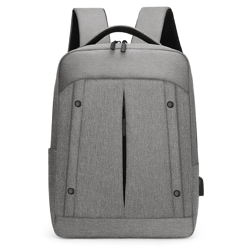 Laptop Backpack USB Charging The Store Bags Grey 