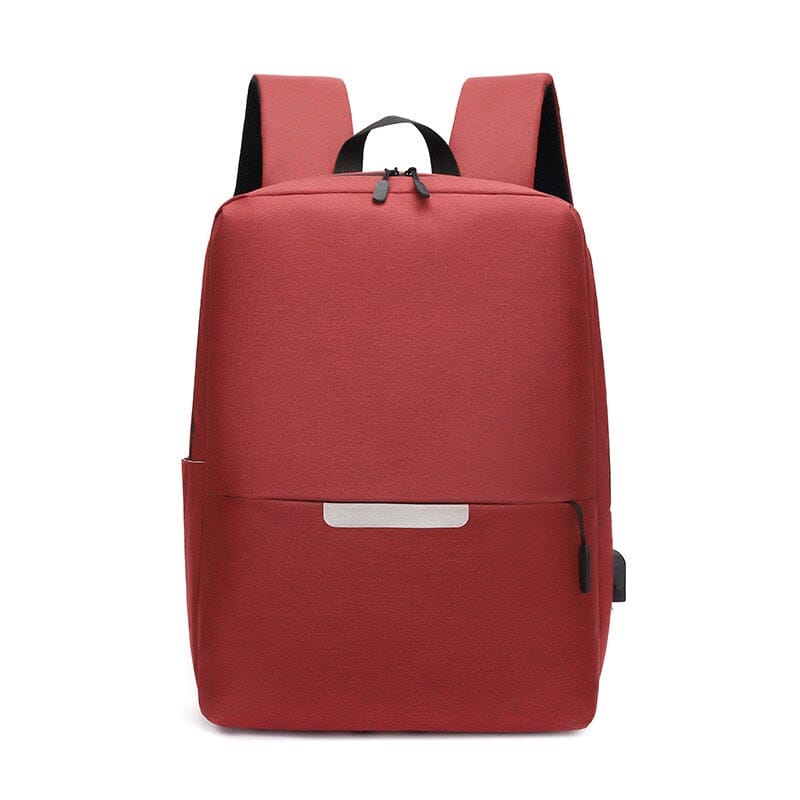 Waterproof USB Backpack The Store Bags Red 