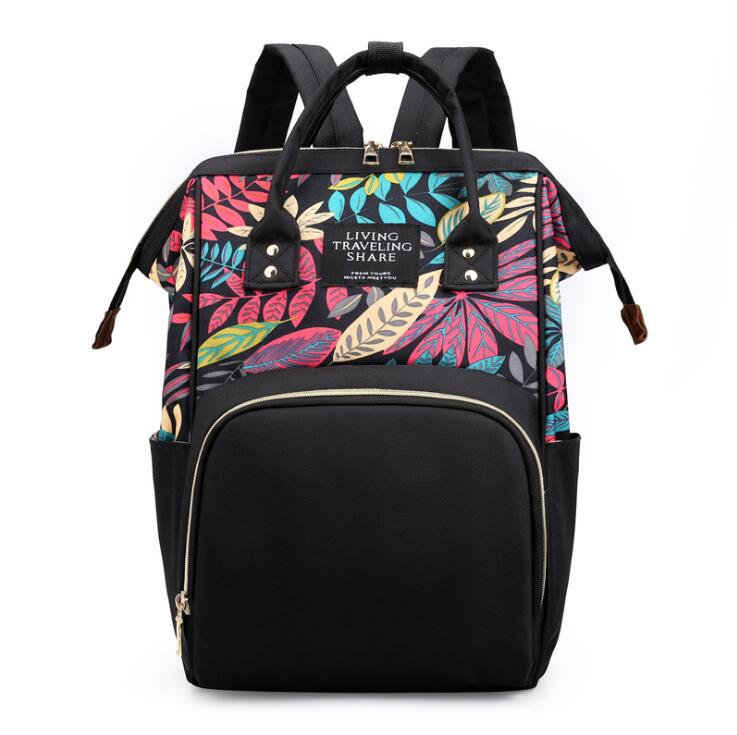 Floral Diaper Bag Backpack The Store Bags Black 