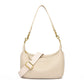 Faux Leather Crossbody Bag With Curb Chain Shoulder Strap The Store Bags Beige 