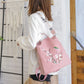 Floral Embroidery Leather Backpack The Store Bags 