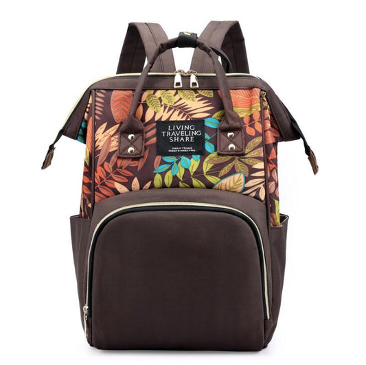 Floral Diaper Bag Backpack The Store Bags Brown 