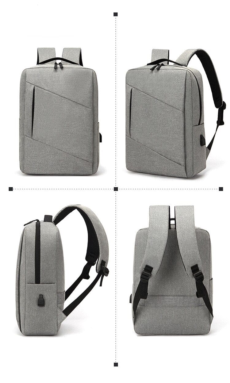 Water Resistant Backpack With USB Charging Port The Store Bags 