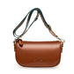 Large Leather Saddle Bag Purse ERIN The Store Bags Light Brown 