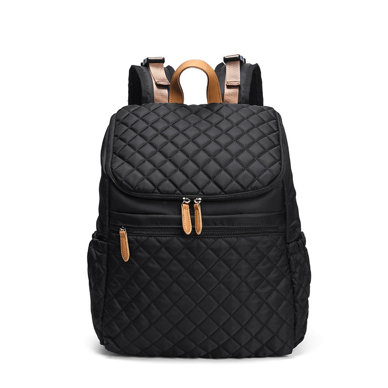 Quilted Black Nylon Diaper Bag The Store Bags Black 