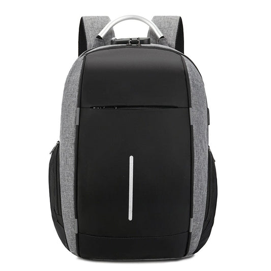 Locking Zipper Backpack The Store Bags Light Grey 