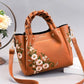 Floral Leather Crossbody Bag The Store Bags Orange 