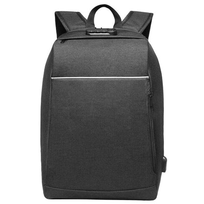 Laptop Backpack With USB Charging Port And Lock The Store Bags Black 